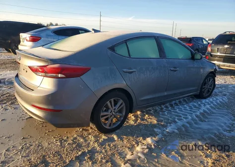 2018 Hyundai Elantra Sel из США, поврежденный, VIN 5NPD84LF4JH348213